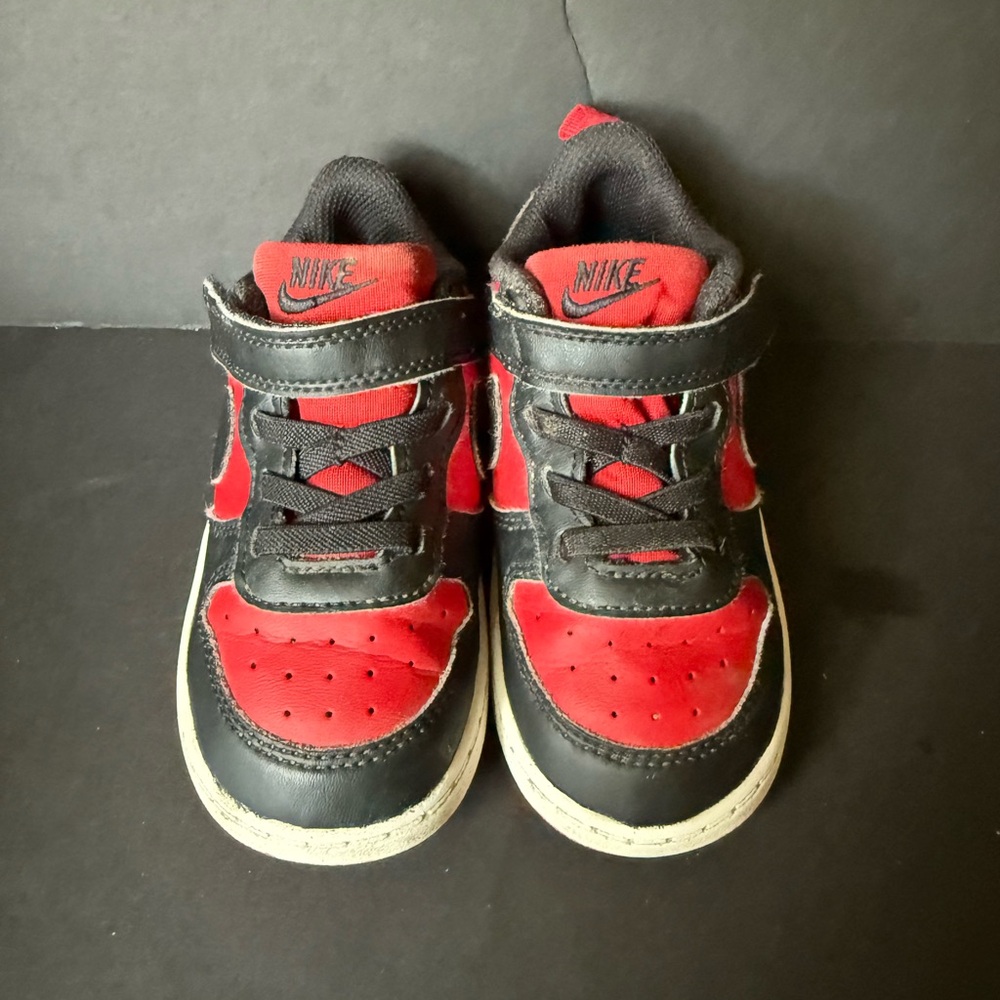 Nike Kids Court Borough Low Recraft Adjustable Strap Casual Sneakers
